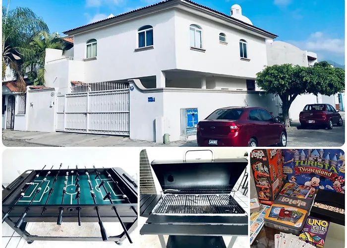 Casa Cerca Del Mar! 4 Habitaciones Con Aire Acondicionado