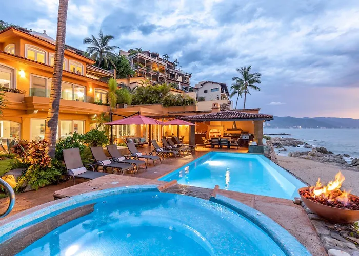 Beachfront Sagitario Villa In Puerto Vallarta!