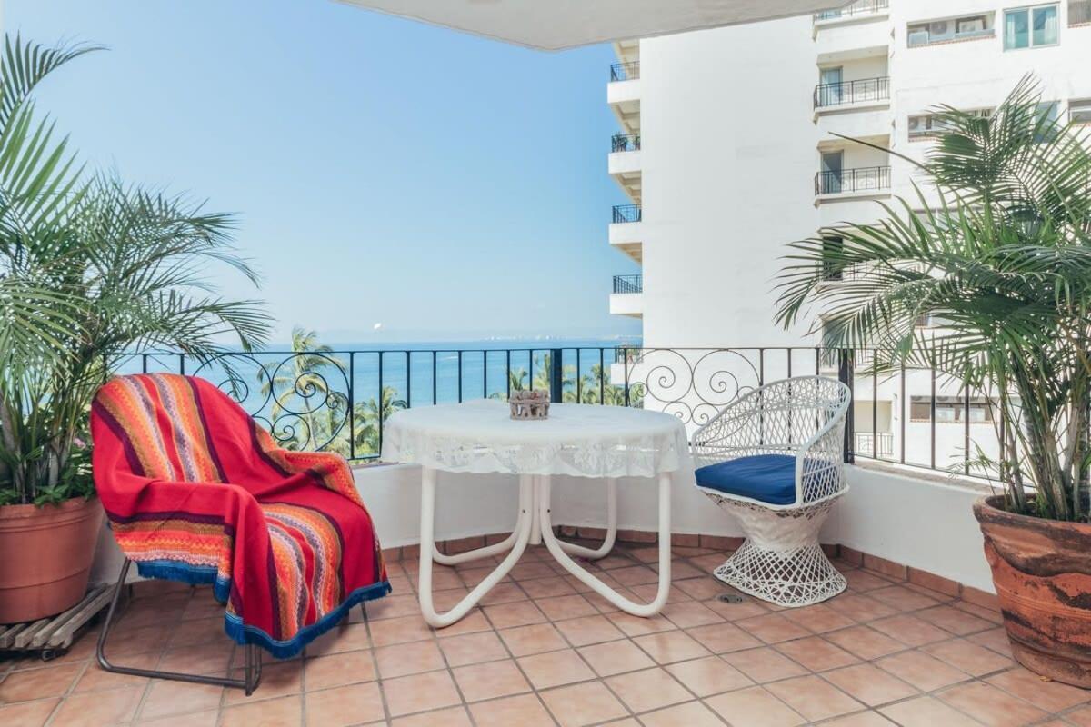 Apartment Ocean View 2br Condo-balcony-beach-pool Puerto Vallarta