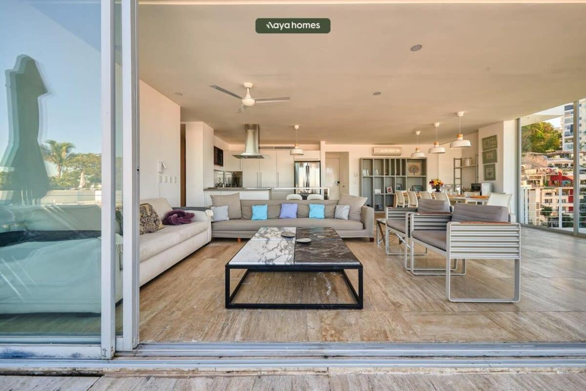 Breathtaking 3br W/ Private Jacuzzi - Pool Apartment Puerto Vallarta