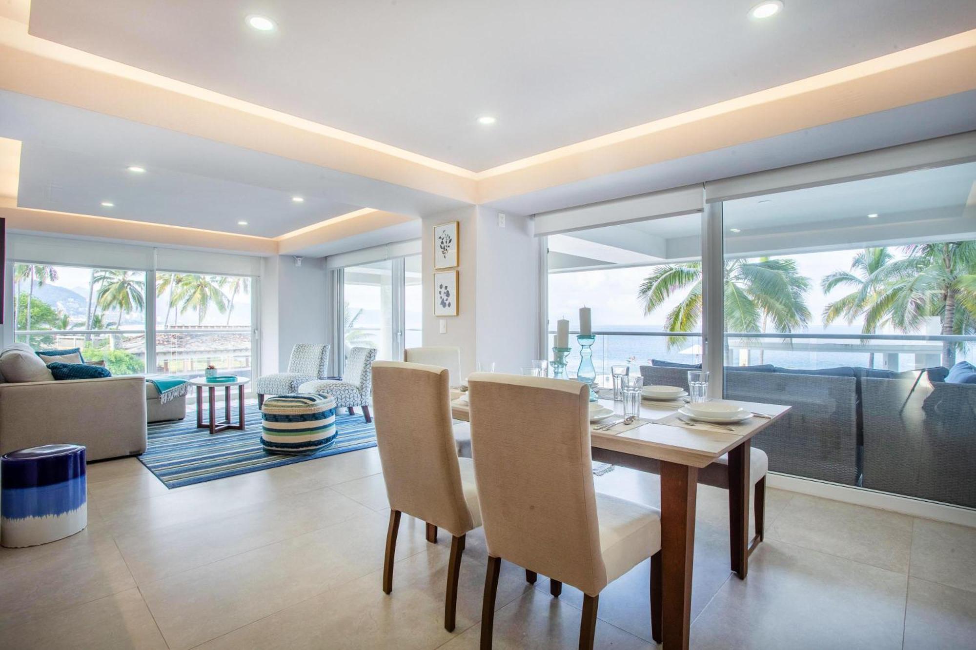 Holiday home Beachfront X-large Corner Unit-2 Bdr- Ocean View Puerto Vallarta
