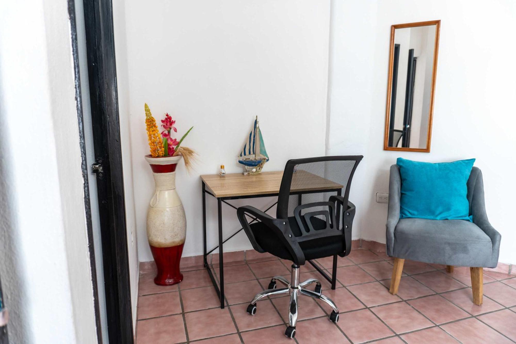 Comfortable With Balcony & Workspace