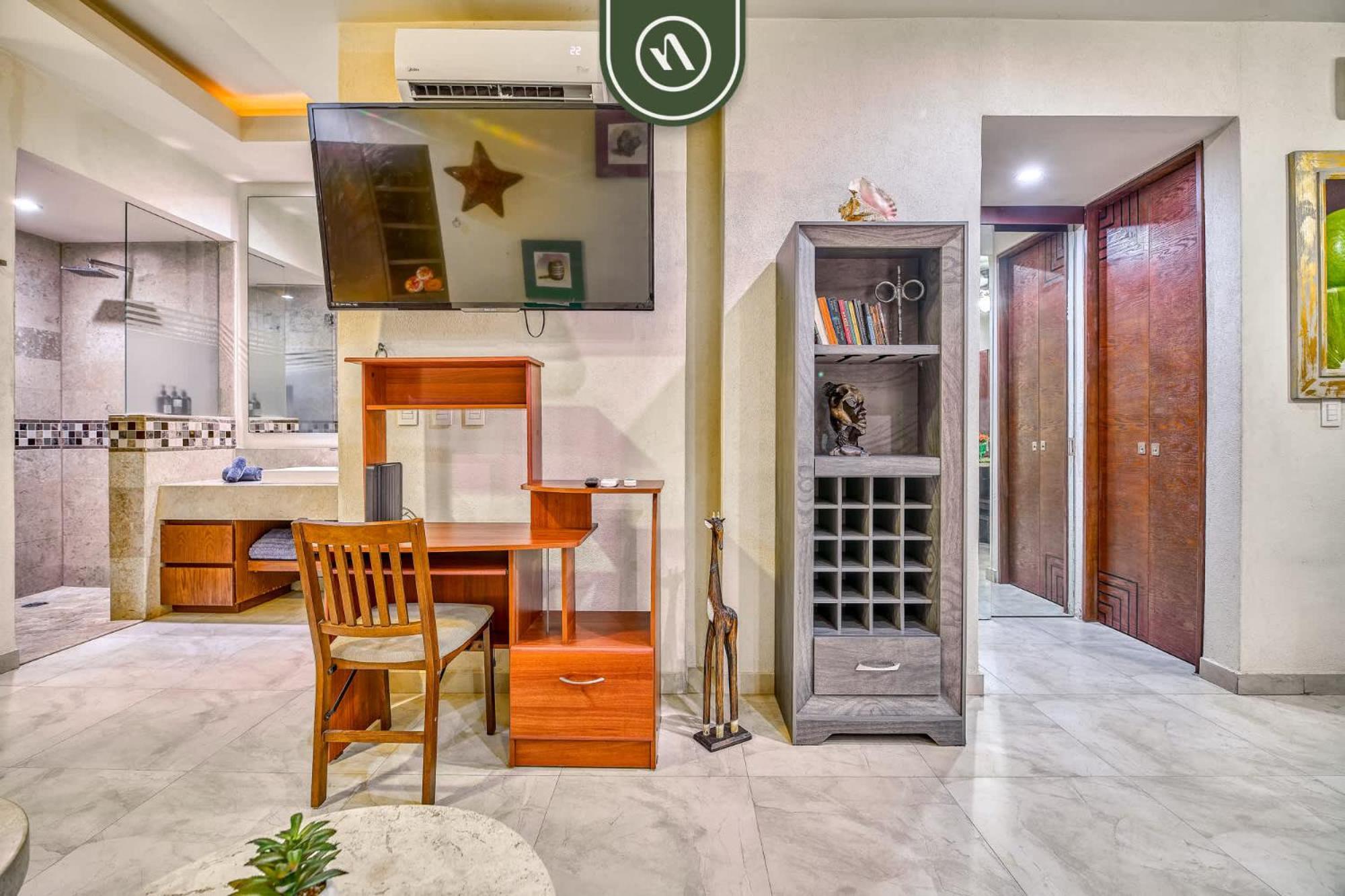 Apartment In Romantic Zone - Rooftop Pool - King Bed Puerto Vallarta