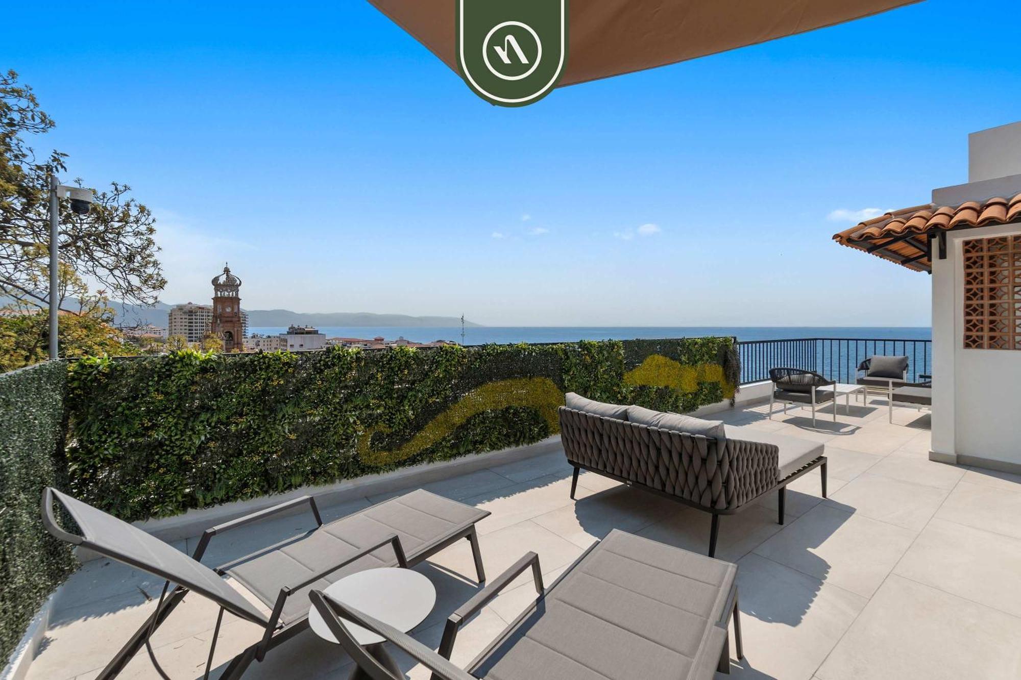 Luxury 2 Bedroom - Downtown - Pool - Sunset In Terrace Apartment Puerto Vallarta