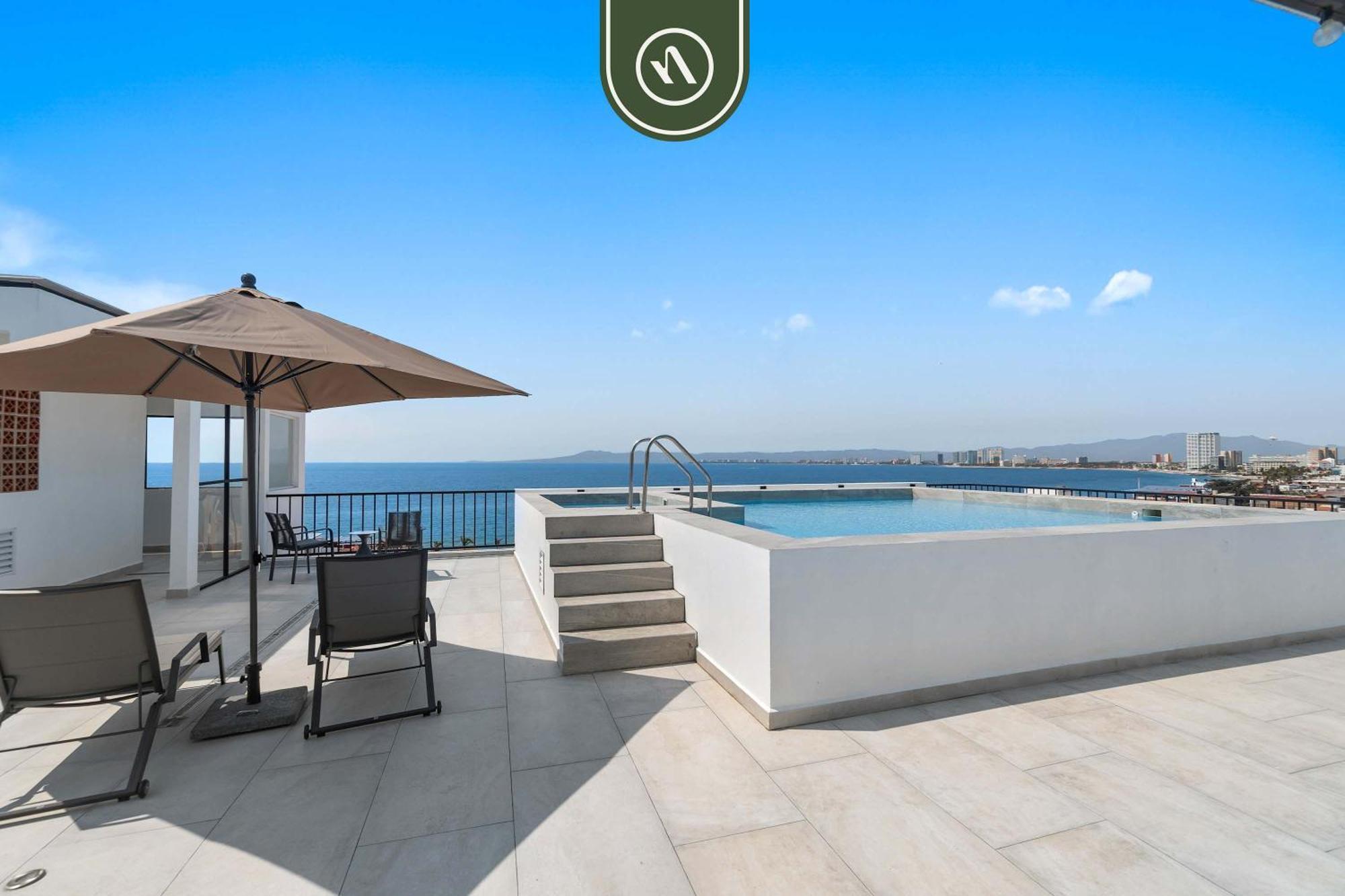 Luxury 2 Bedroom - Downtown - Pool - Sunset In Terrace * Puerto Vallarta