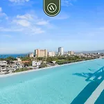 Boho 2 Bedroom Condo - Dowtown - Rooftop Pool - Jacuzzi