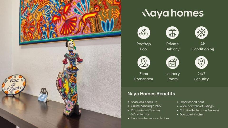 V399 Amazing 1br With Rooftop Pool In Zona Romantica Apartment Puerto Vallarta