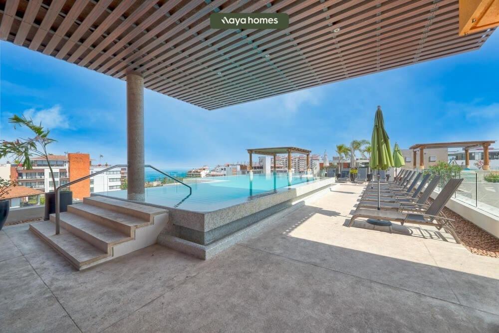 V399 Amazing 1br With Rooftop Pool In Zona Romantica Puerto Vallarta