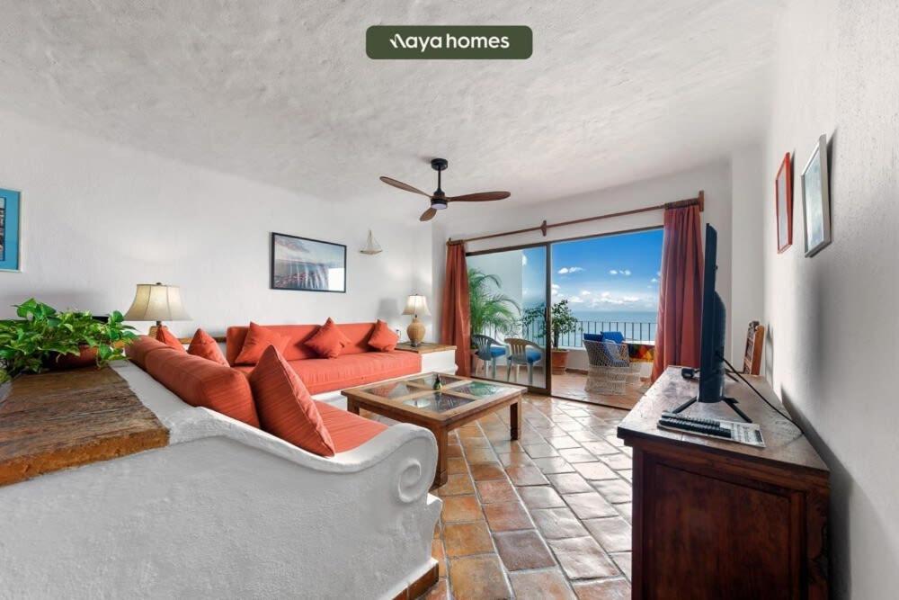 Ocean View 2br Condo-balcony-beach-pool Apartment Puerto Vallarta