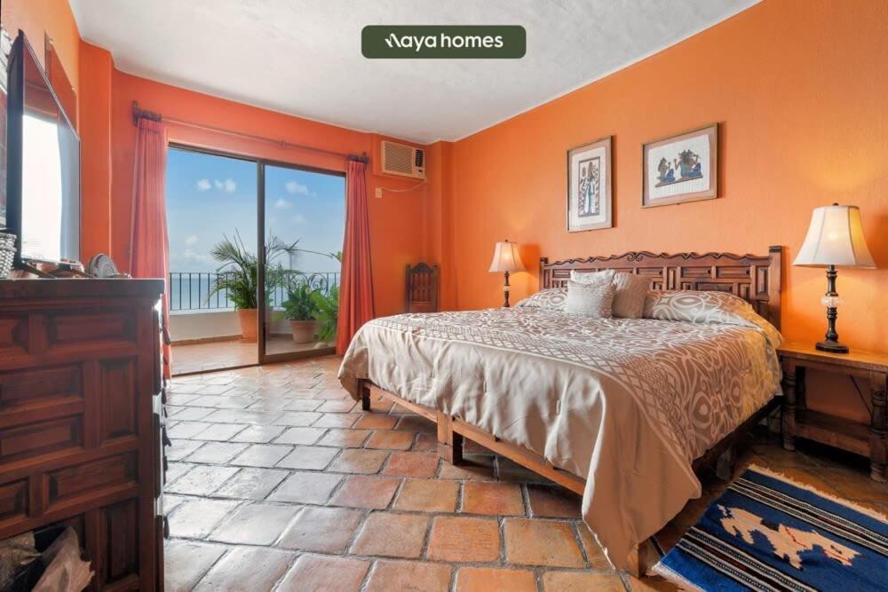 Ocean View 2br Condo-balcony-beach-pool Puerto Vallarta