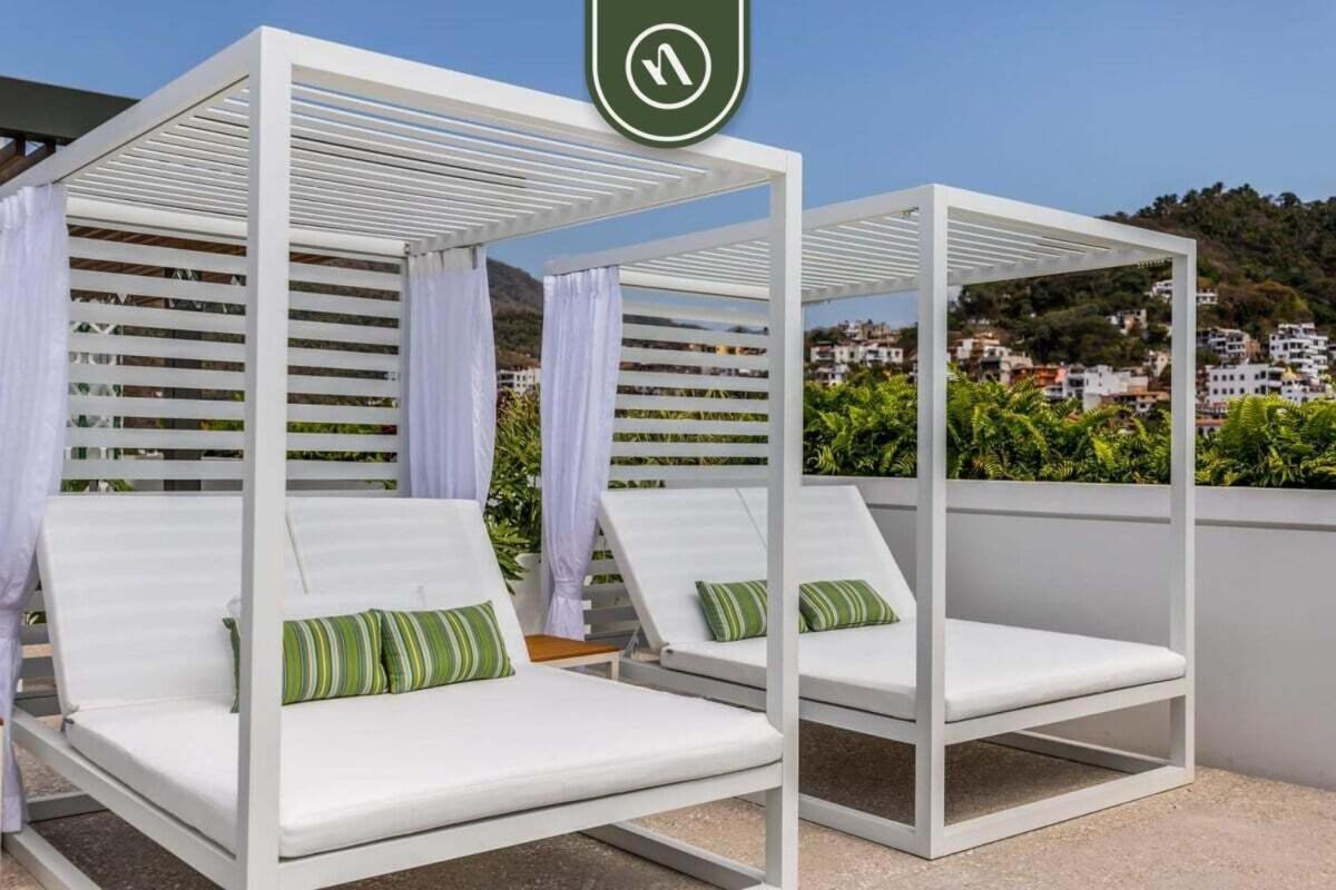 Amazing With Rooftop Pool - Private Balcony Apartment Puerto Vallarta
