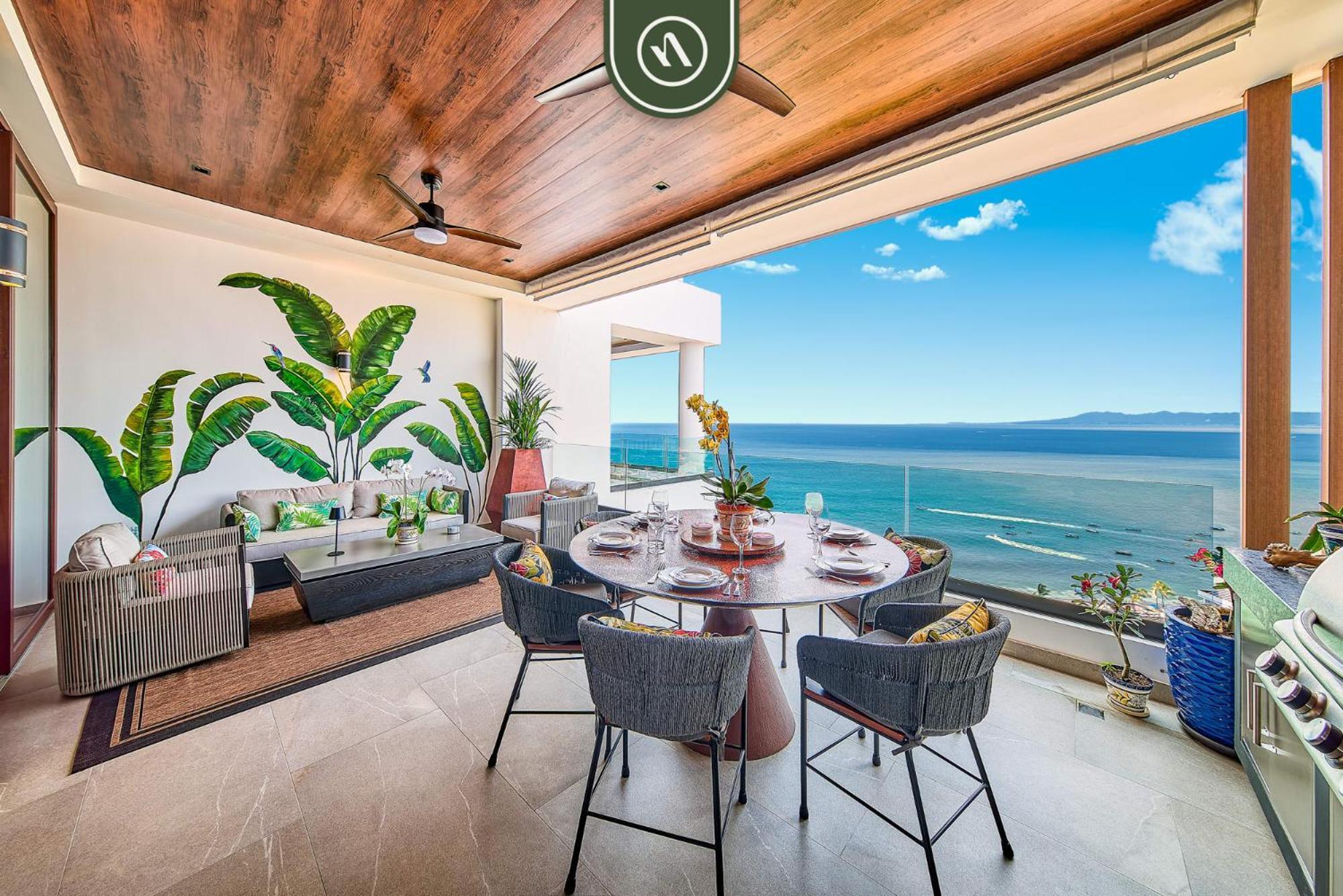 With Oceanview - 2br - Rooftop Pool * Puerto Vallarta