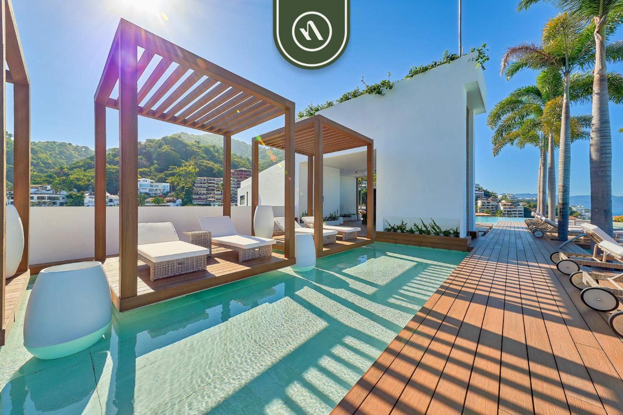 1br With Private Terrace - Ocean View Apartment Puerto Vallarta