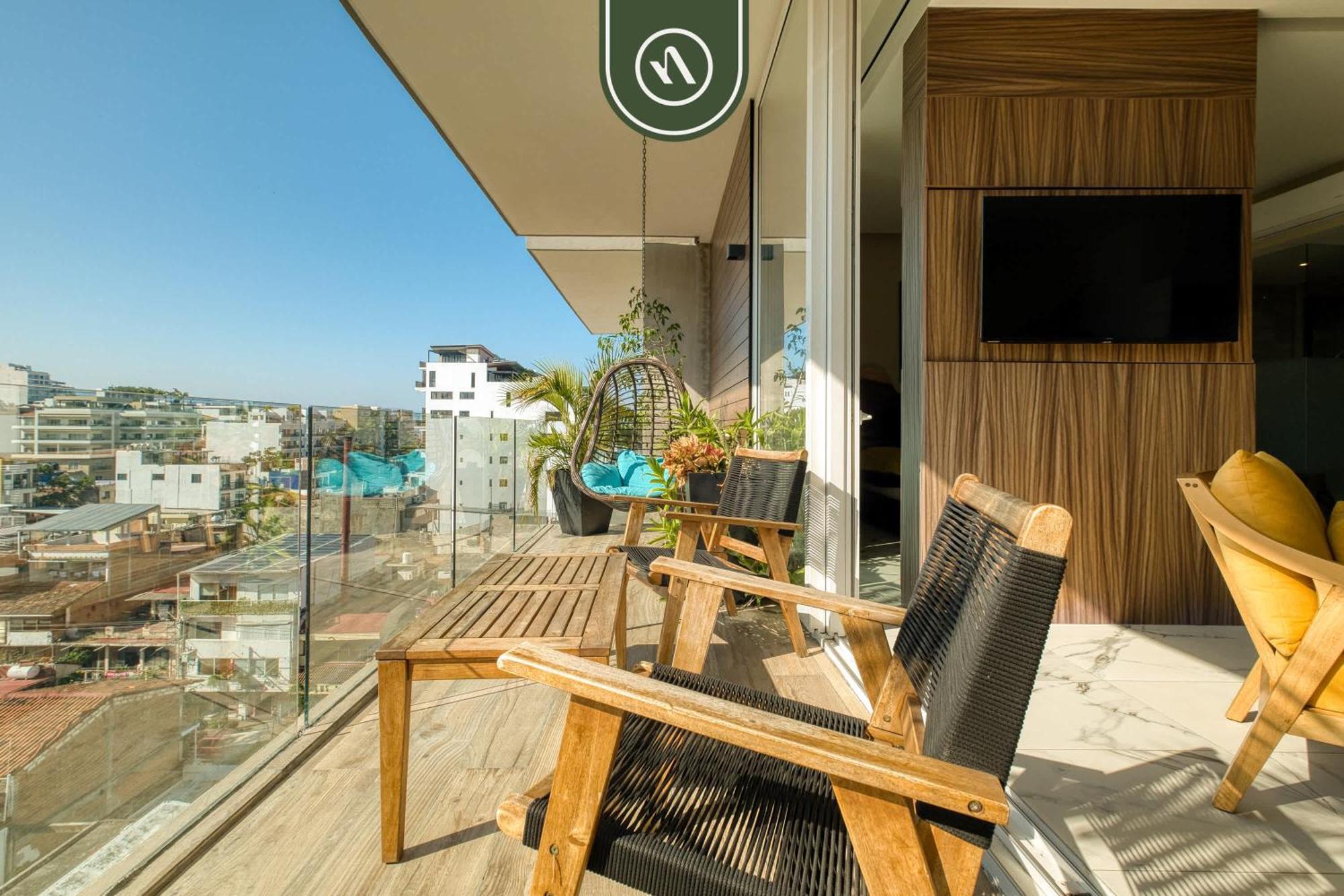 Amazing With Rooftop Pool - Private Balcony Apartment Puerto Vallarta