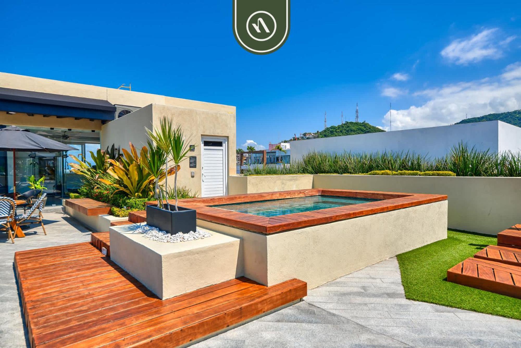 Apartment Great 2br With Rooftop Pool - Romantic Zone *