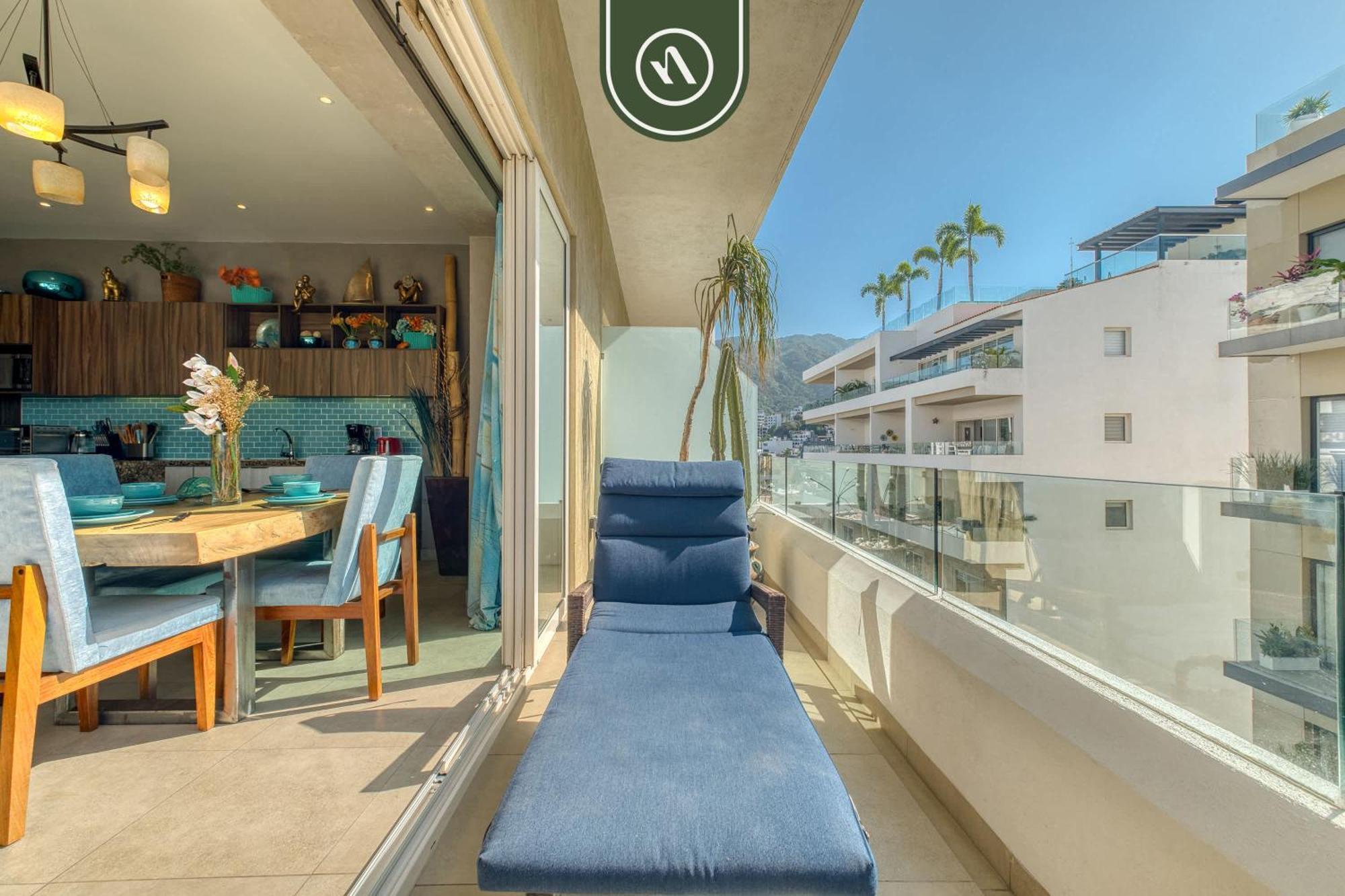 Apartment Great 2br With Rooftop Pool - Romantic Zone