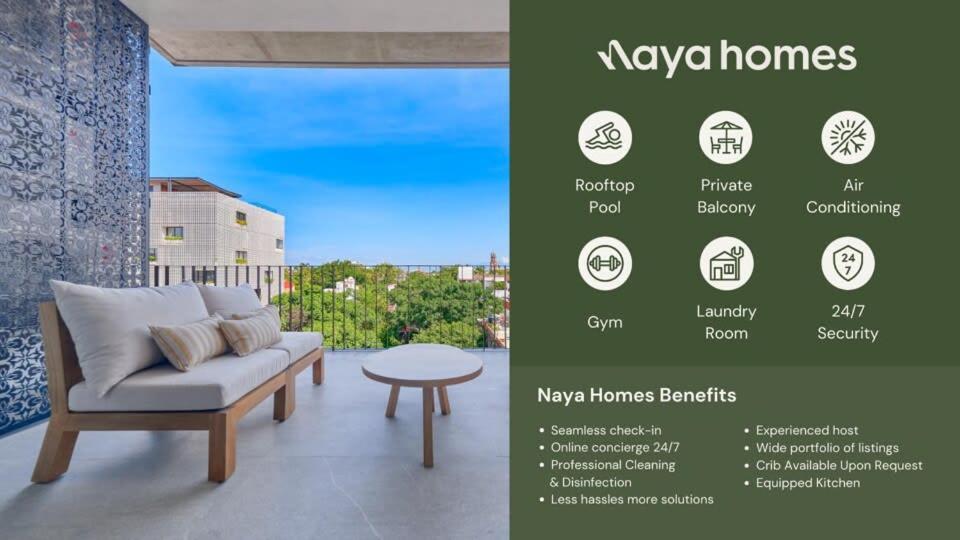 Amazing 2br With Private Balcony - Rooftop Pool * Puerto Vallarta