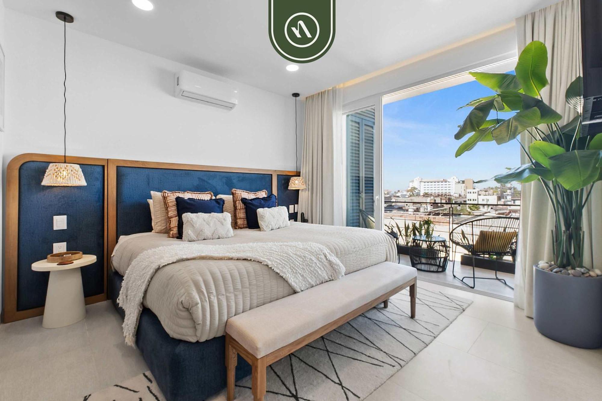 Boho 2 Bedroom - Dowtown - Rooftop Pool - Jacuzzi Apartment