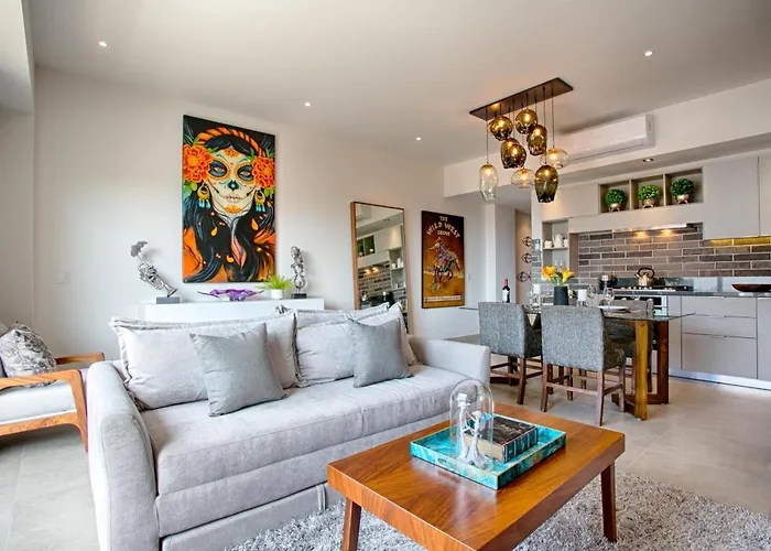 Modern Mexican Condo With View, Pools And Gym