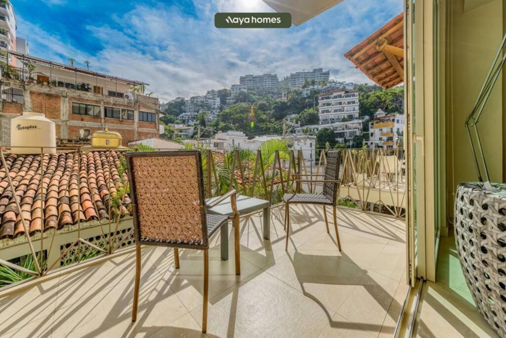 Chic W/rooftop Pool - Ocean View - King Bed Puerto Vallarta