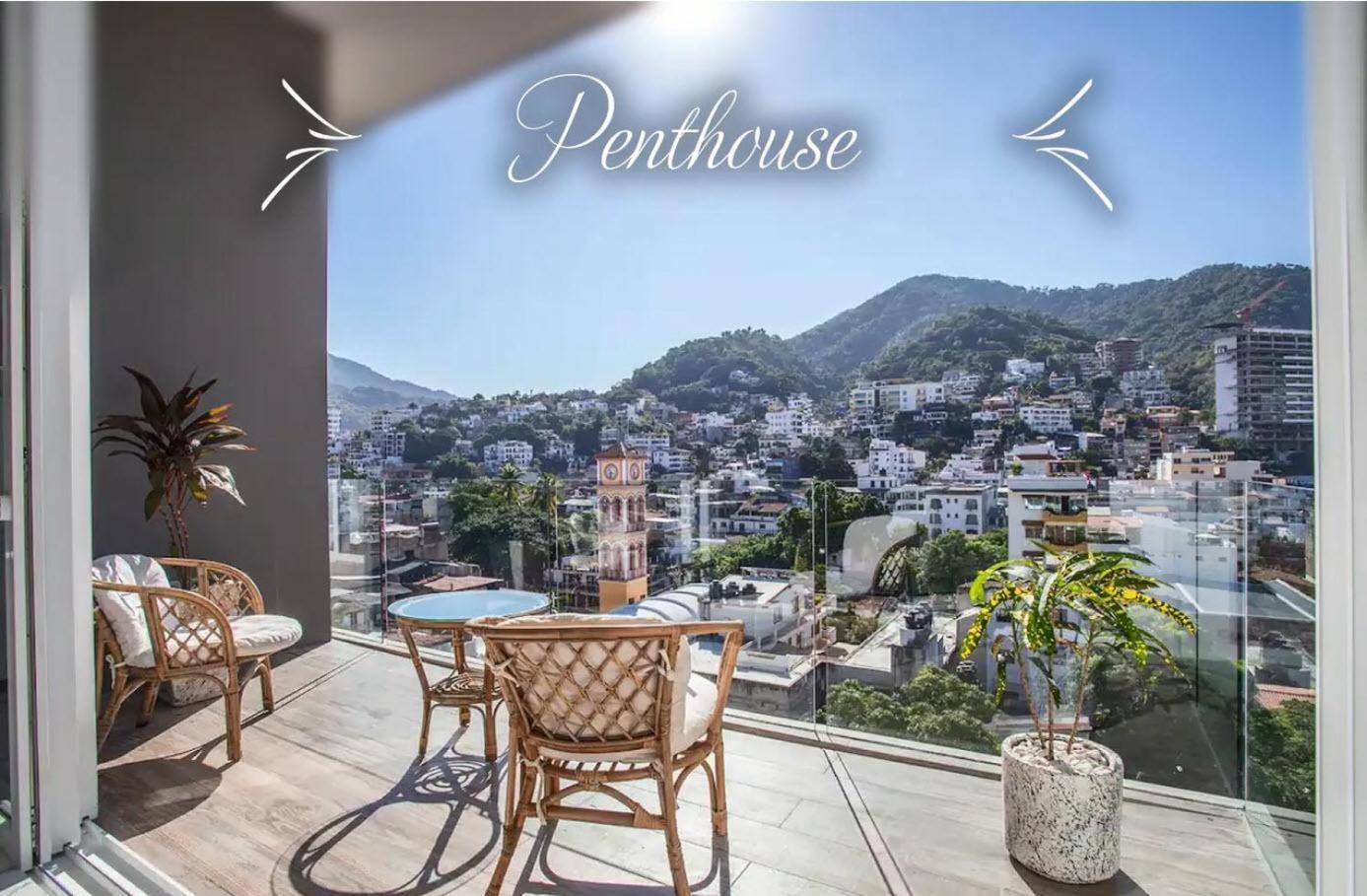 Penthouse Panoramic View To Downtown And Mountains