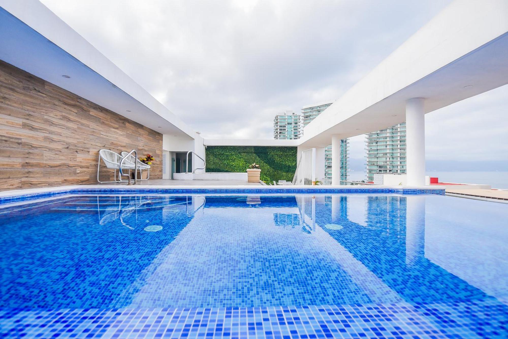 New Roof Pool Hot Tub Lounge Playa De Oro View Puerto Vallarta