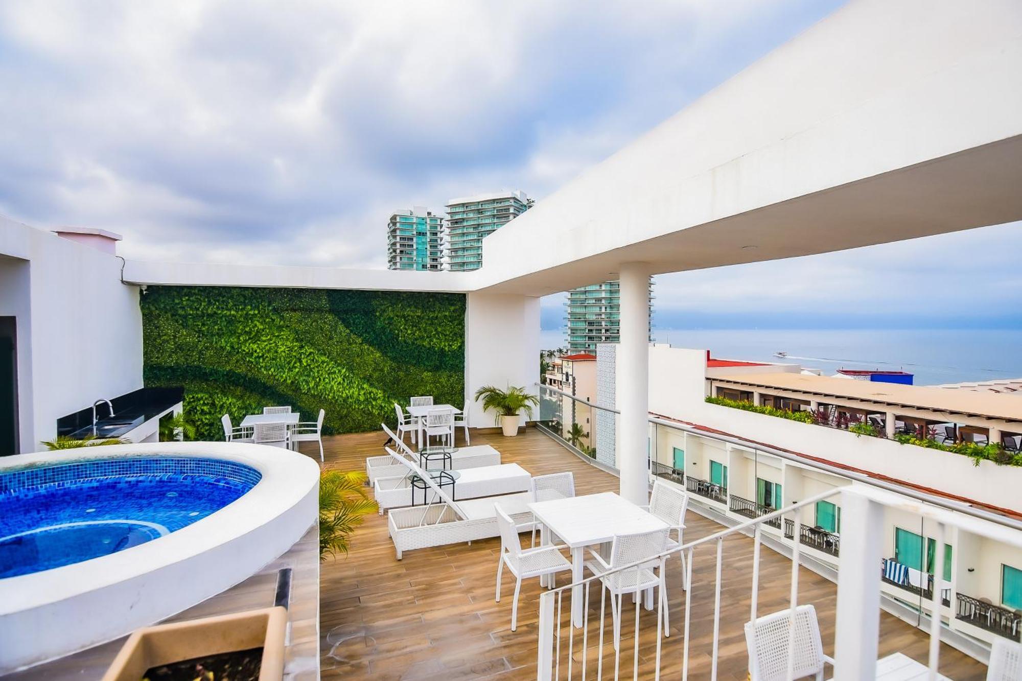 New Roof Pool Hot Tub Lounge Playa De Oro View Puerto Vallarta