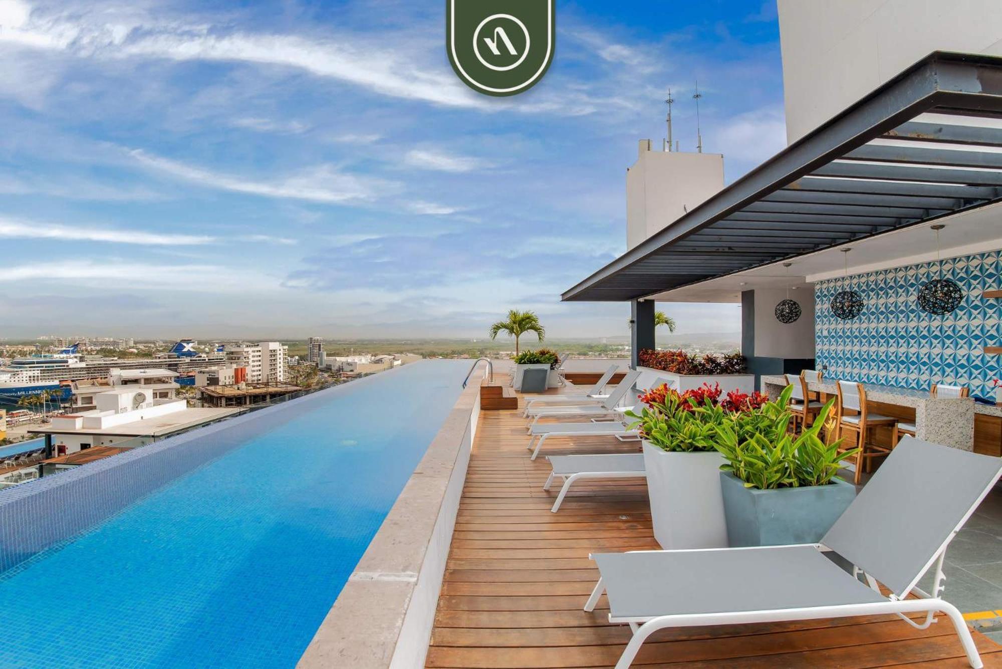 Apartment 1br With Private Balcony - Zone Puerto Vallarta