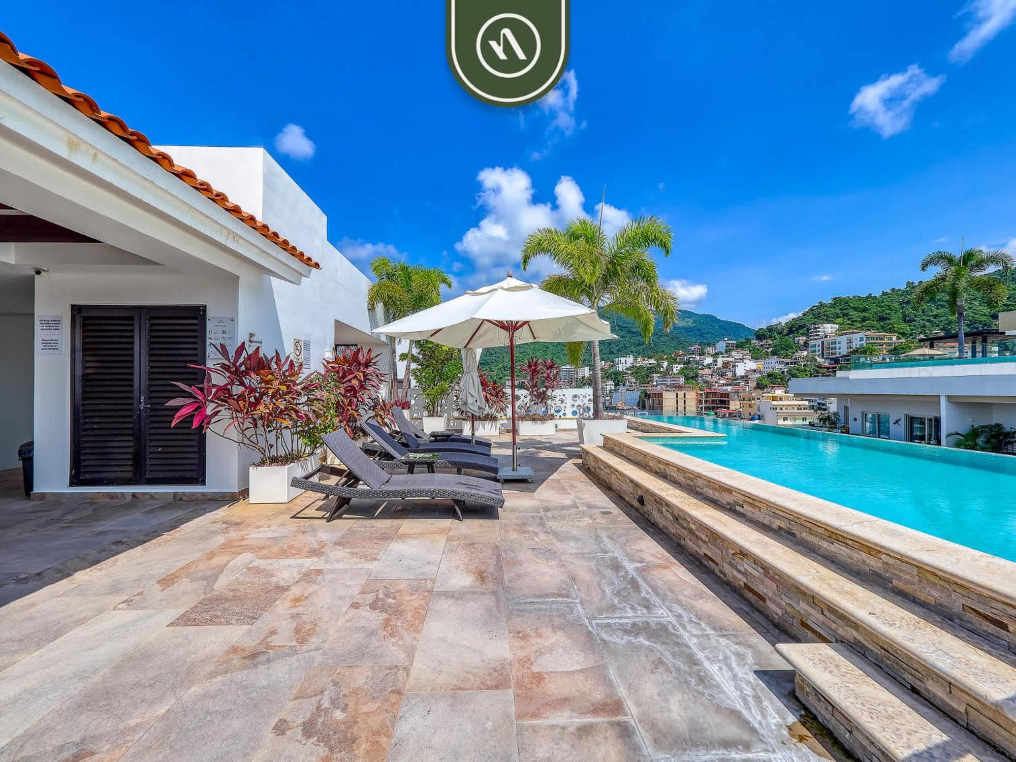 Apartment Luxury 2br In Romatic Zone - Rooftop Pool Puerto Vallarta