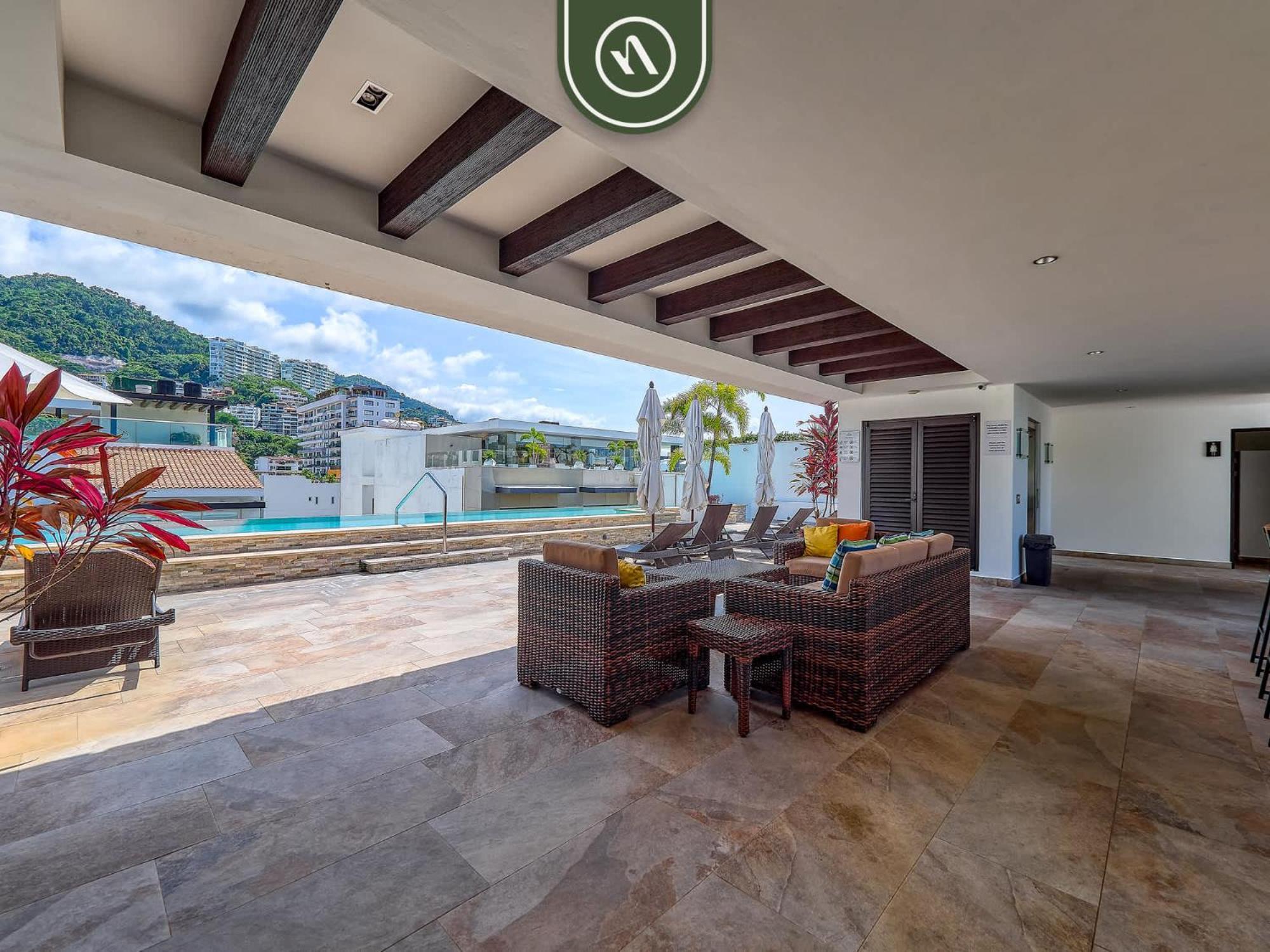 Luxury 2br In Romatic Zone - Rooftop Pool * Puerto Vallarta