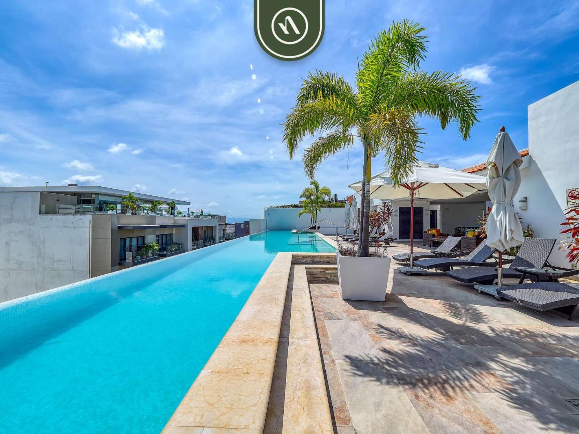Apartment Luxury 2br In Romatic Zone - Rooftop Pool Puerto Vallarta