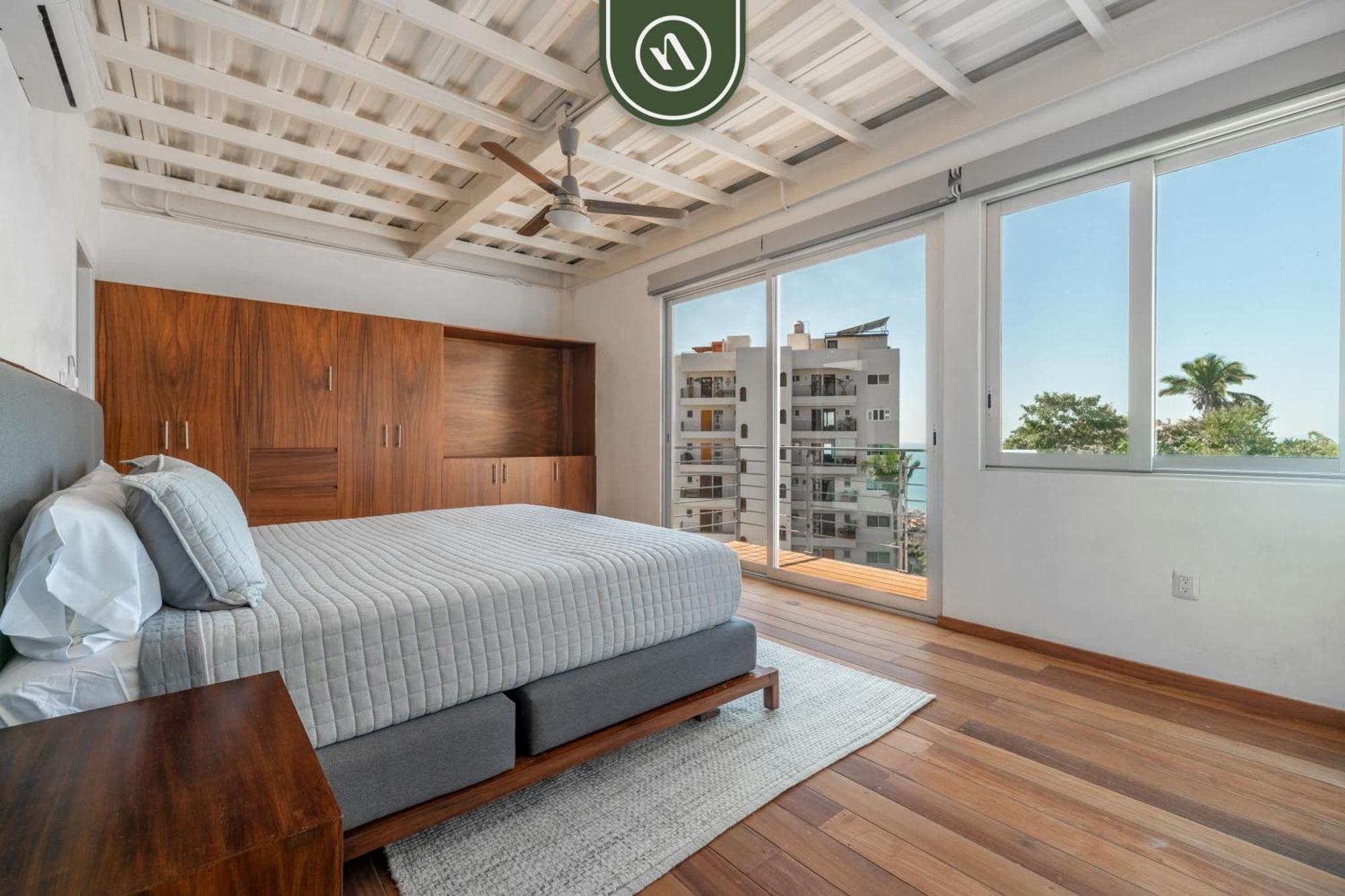 3 Bedroom - Private Terrace And Pool - Oceanview Apartamento Puerto Vallarta