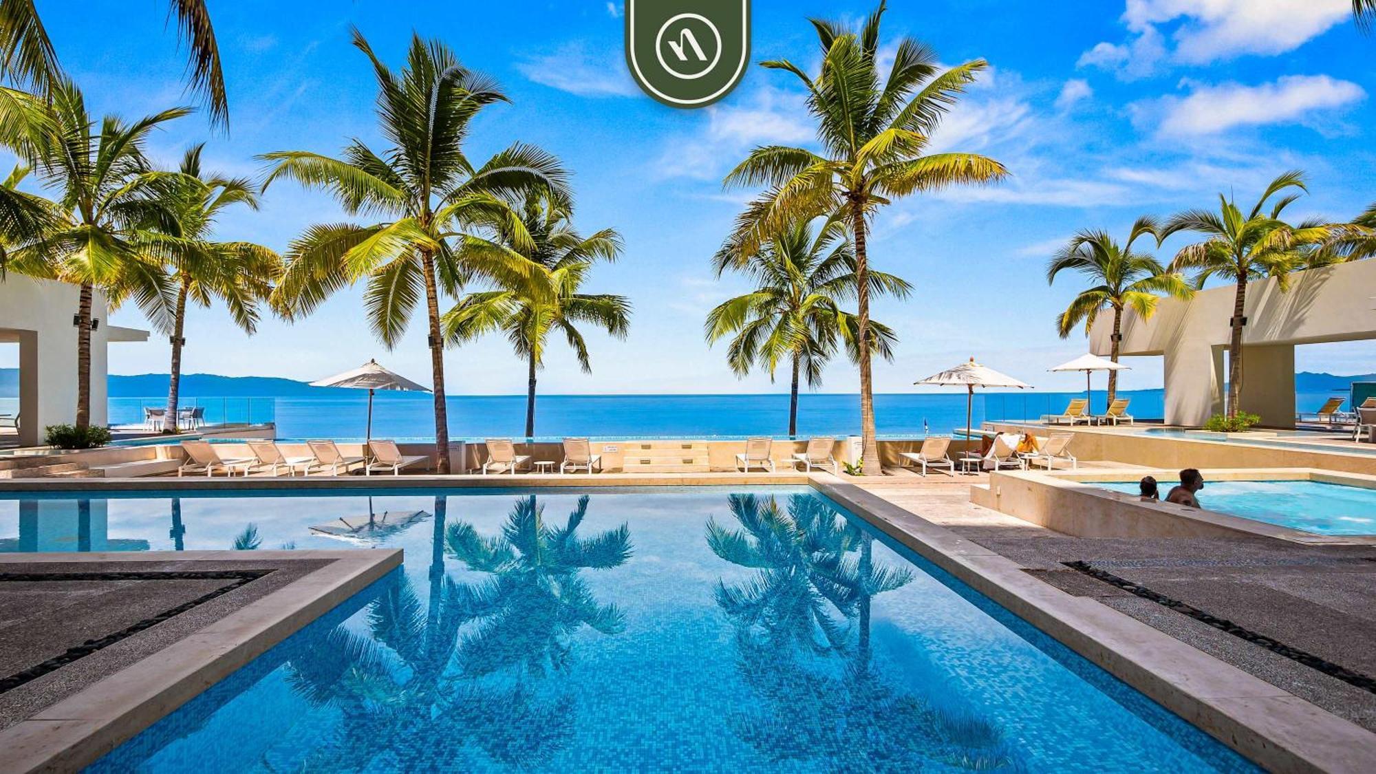 Oceanview - King Bed - Pools - Beachclub Apartamento Puerto Vallarta