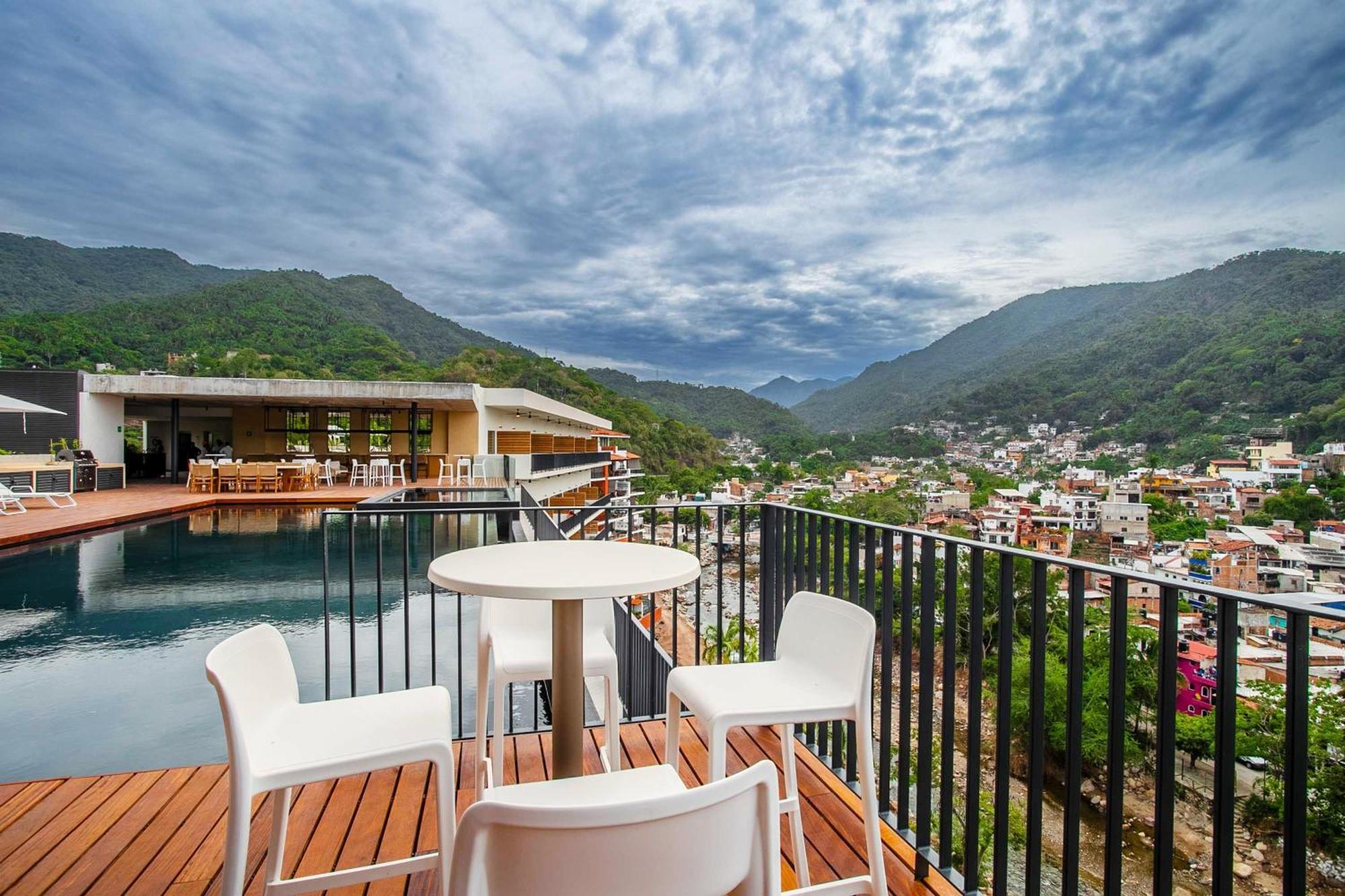 Large Corner Balcony | Bar, Gym, In Romantic Zone Puerto Vallarta