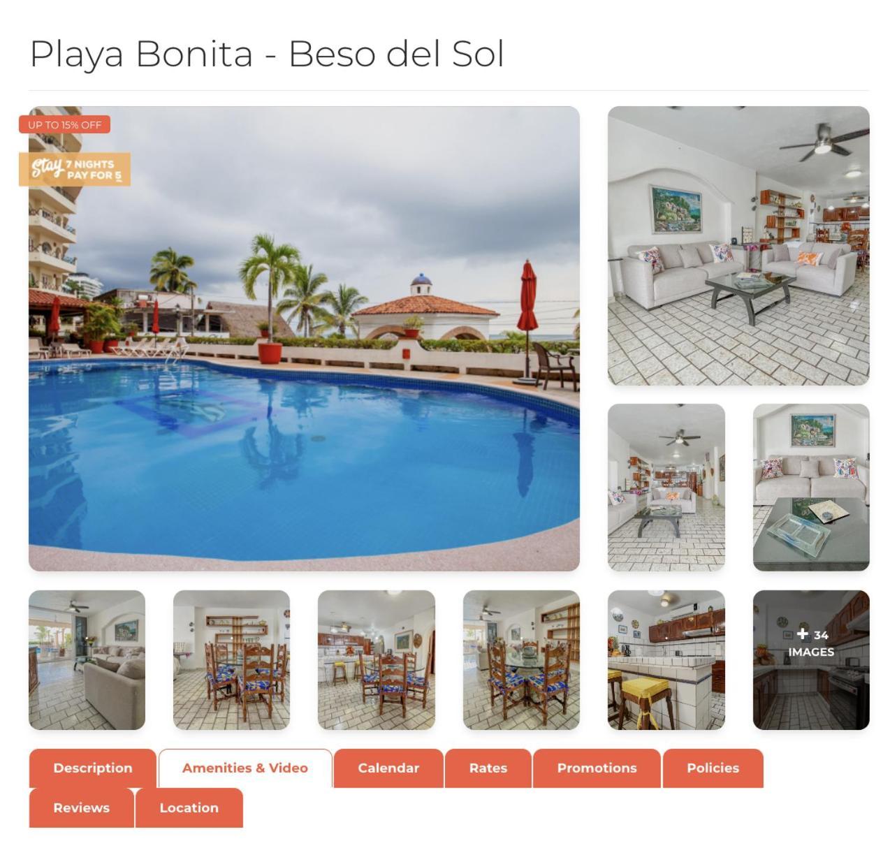 Playa Bonita Unit Beso Del Sol 101 Aparthotel Puerto Vallarta
