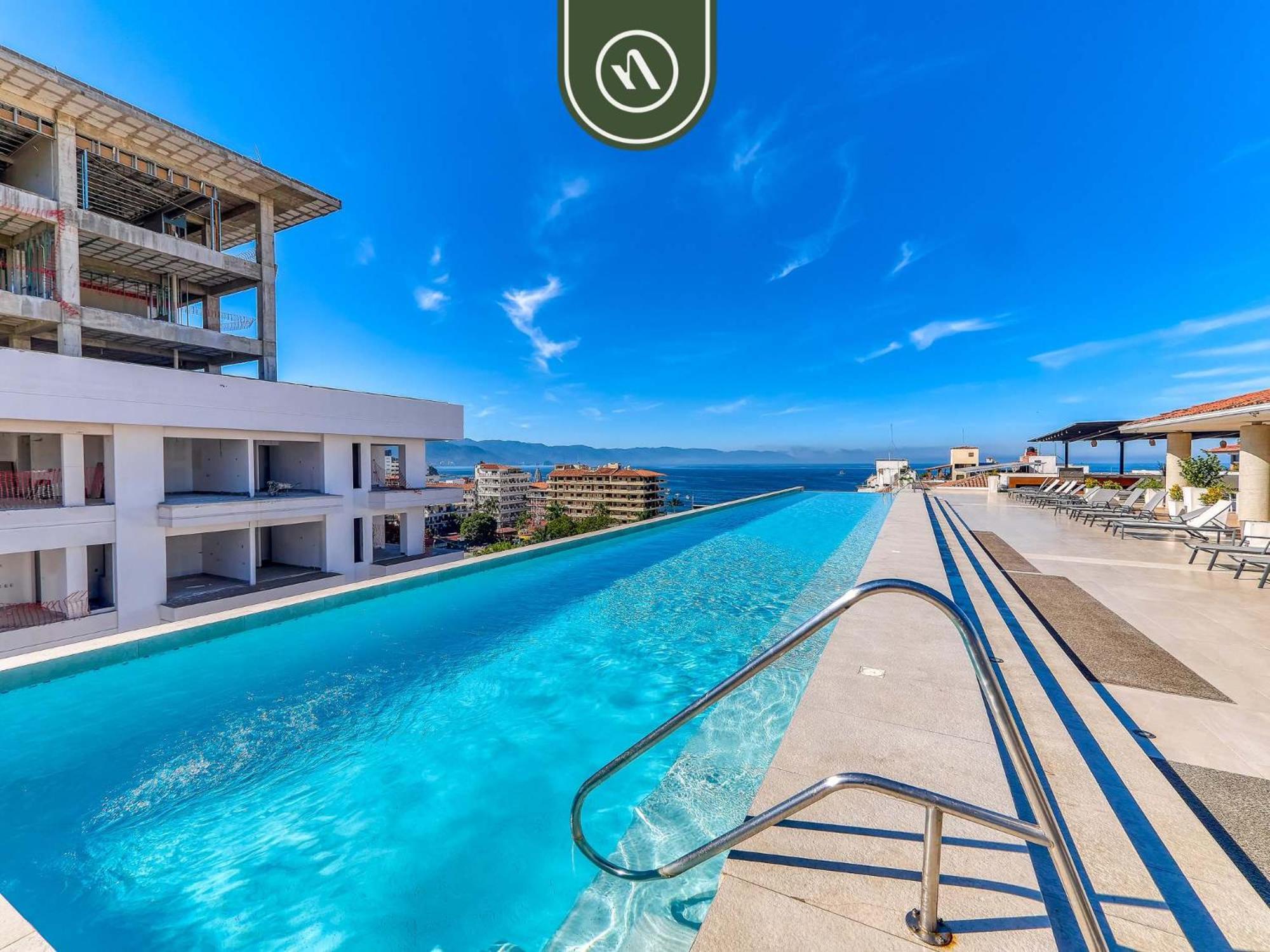 Apartment Luxury 2 Bedroom In Romantic Zone - Rooftop Pool Puerto Vallarta