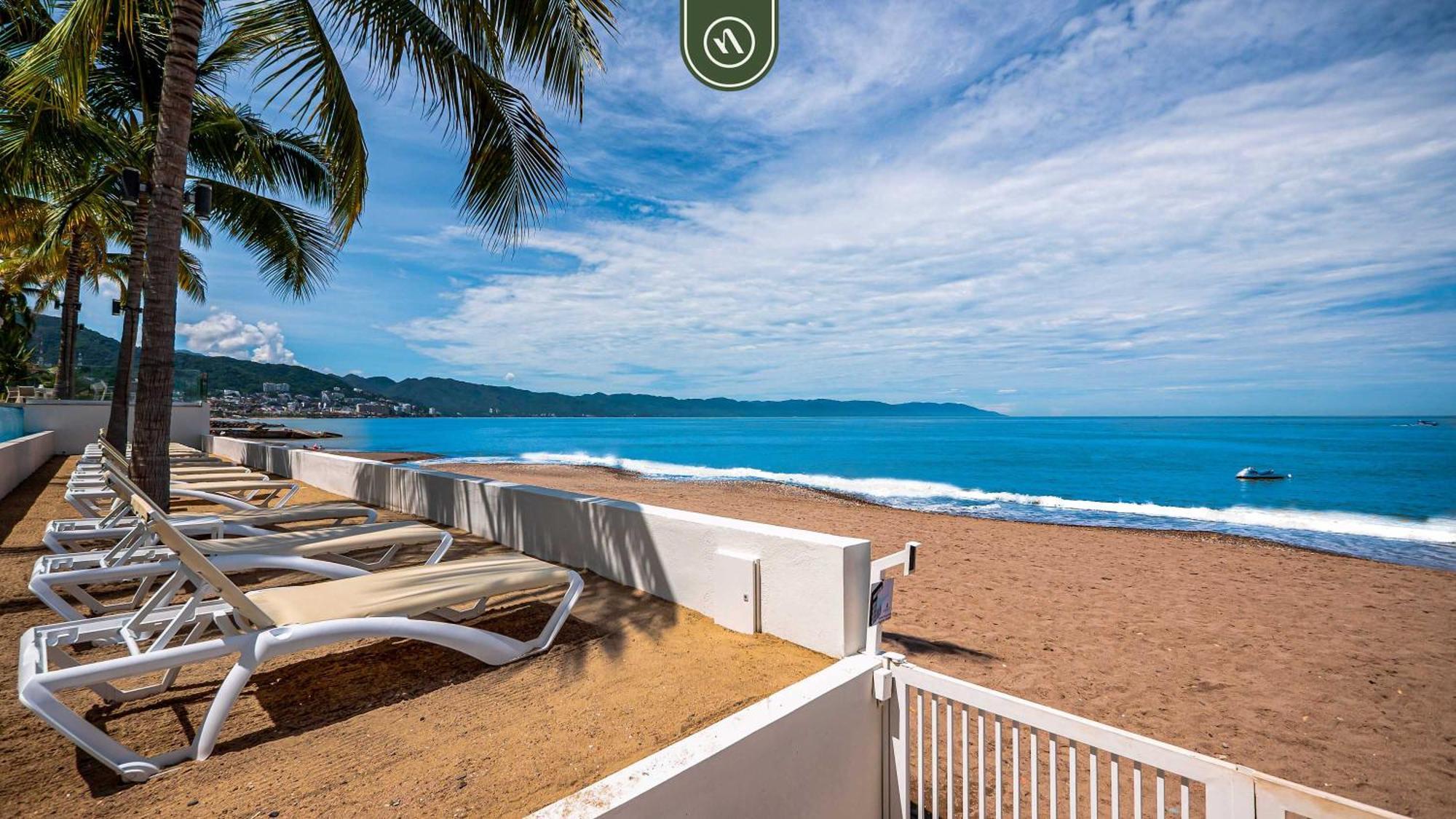 Apartment New Oceanfront 1 Bedroom - Gym - - Pool Puerto Vallarta