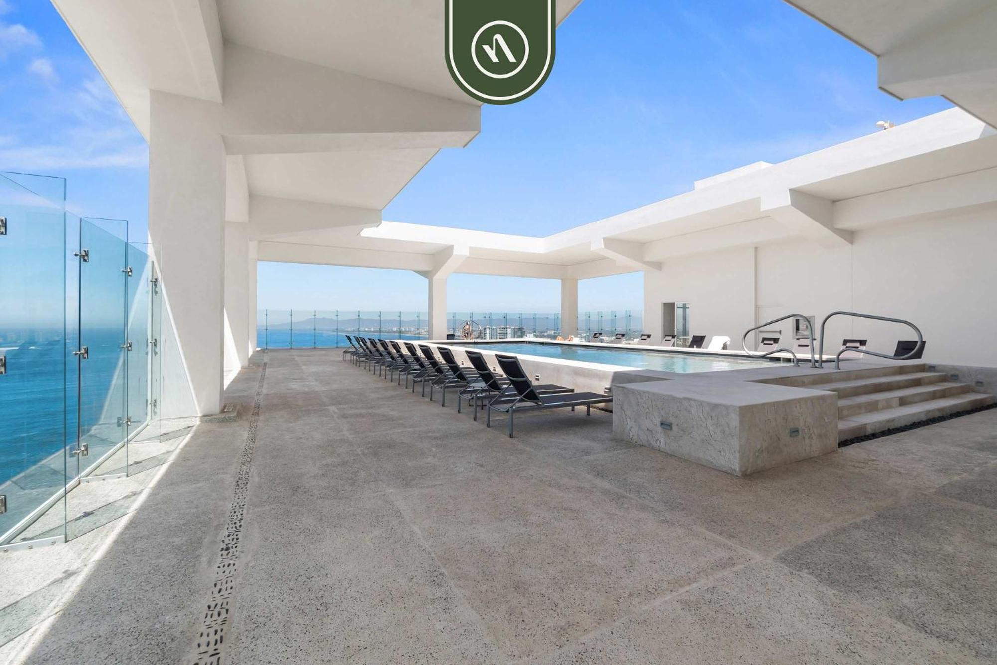 Apartment Stilysh 2br - Amazing Beachview - Pools