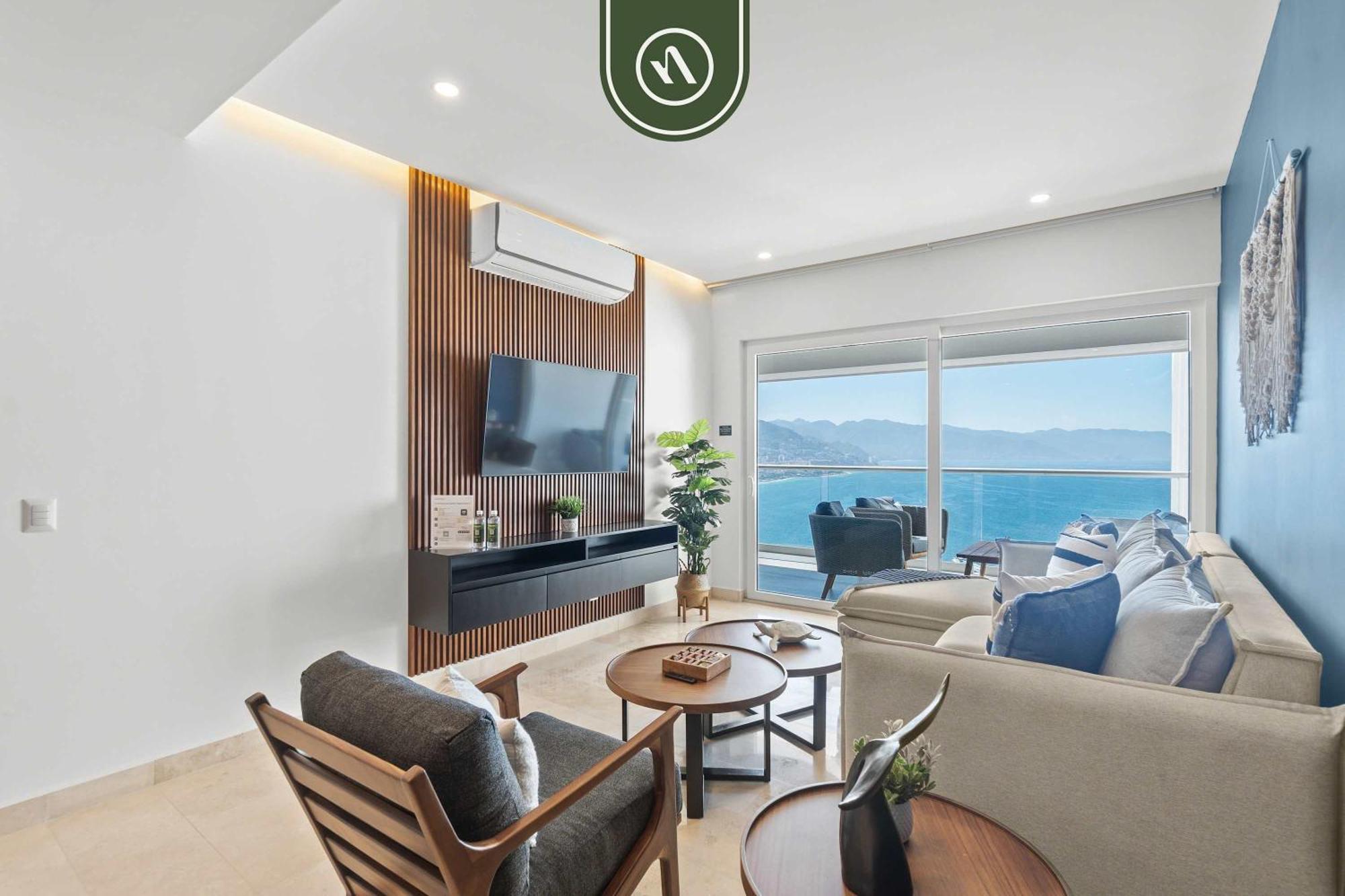 Stilysh 2br - Amazing Beachview - Pools Puerto Vallarta