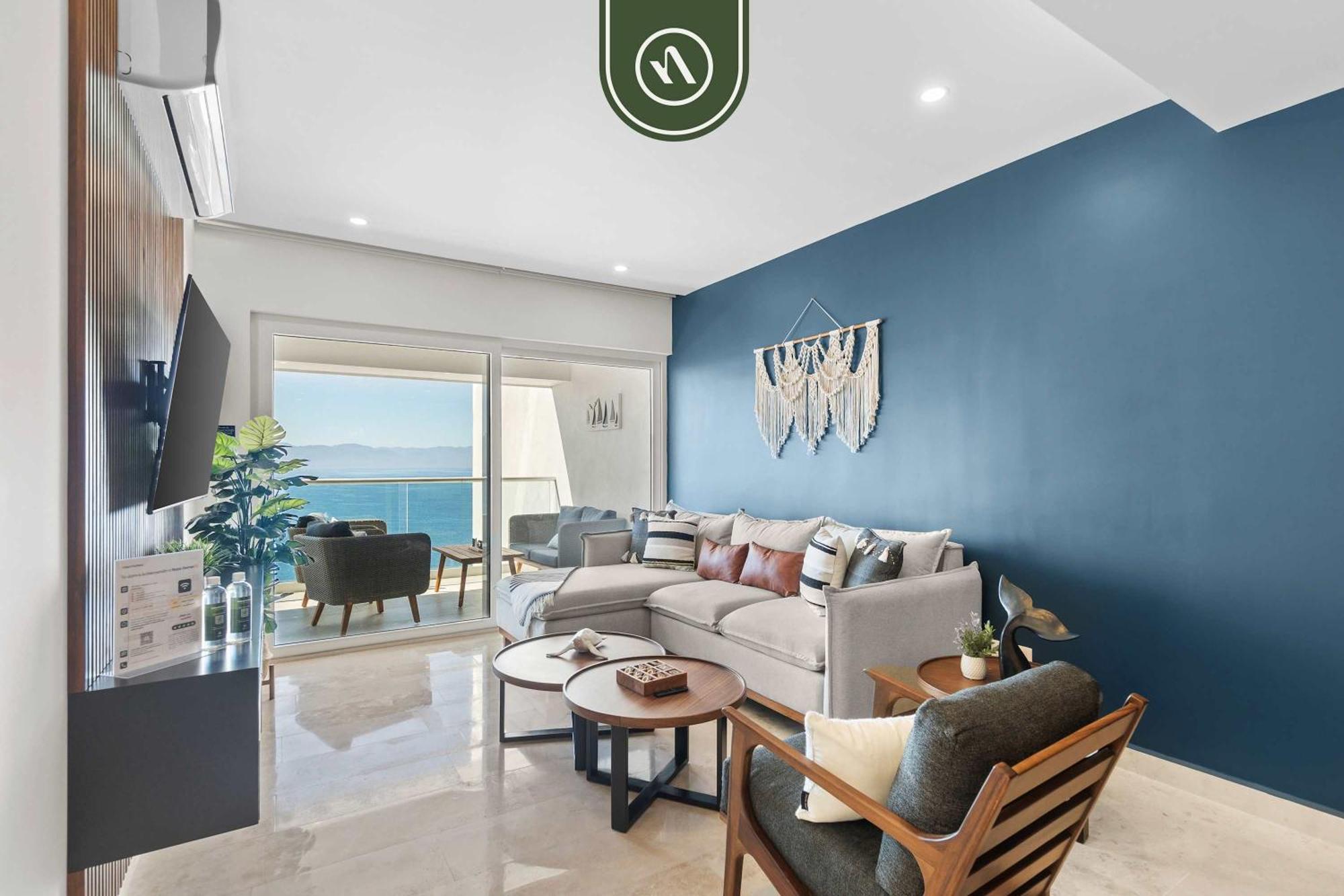 Apartment Stilysh 2br - Amazing Beachview - Pools *